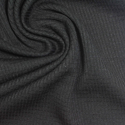 100% Polyester Interlock Knit Fabric, 175 gsm, 150 cm — Grey