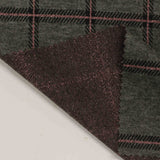 Charcoal Plaid Jacquard, Polyester — photo 2