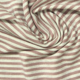 Light Brown Horizontal-Stripe Jersey Knit — photo 2