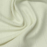 Jacquard Polyester Viscose Knit Fabric, 290 gsm, 176 cm — White — photo 2
