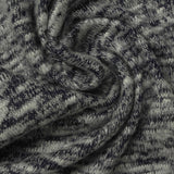 Light Grey Heathered-Marl Jersey Knit, Viscose-Poly — photo 2