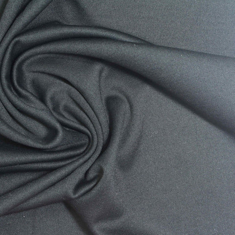Brushed Nylon Stretch Interlock Knit Fabric, 200 gsm, 145 cm — Grey