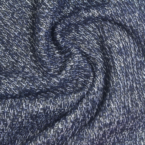 Rib Knit Fabric, 280 gsm, 160 cm — Navy