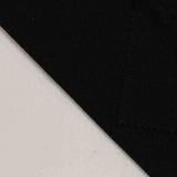 Brushed Polyester Stretch Knit Fabric, 190 gsm, 155 cm — Black — photo 2