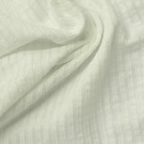 Striped Cotton Polyester Stretch Crepe Fabric, 140 gsm, 165 cm — Beige — photo 2