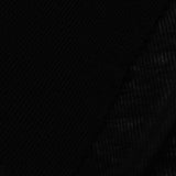 100% Viscose Rib Knit Fabric, 109 gsm, 150 cm — Black — photo 2
