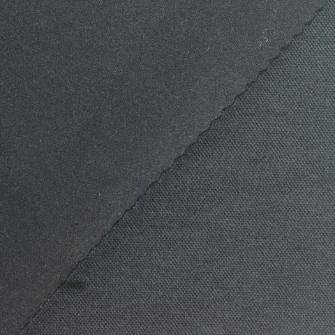 Dark Grey Marl Scuba Knit, Nylon-Cotton