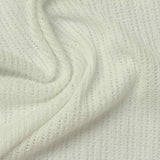 Jacquard 100% Polyester Jersey Knit Fabric, 210 gsm, 150 cm — White — photo 2