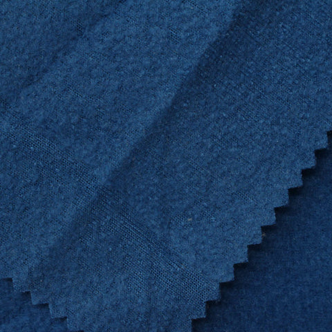 100% Polyester Fleece Fabric, 167 gsm — Navy