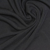 Tencel Lyocell Stretch Rib Knit Fabric, 170 gsm — Black — photo 2