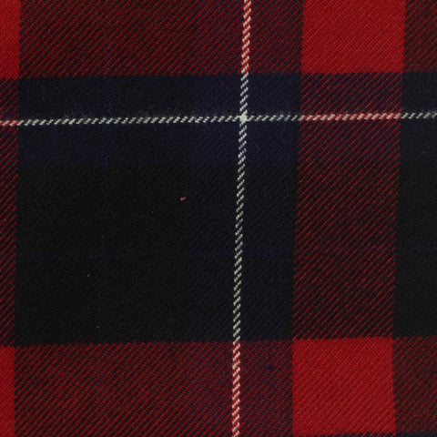 Red Plaid Woven, Poly-Viscose, 200 gsm