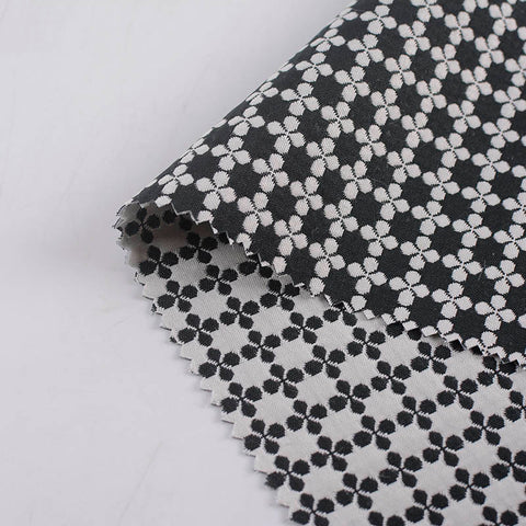 Floral 100% Polyester Woven Fabric, 305 gsm, 143 cm — Grey
