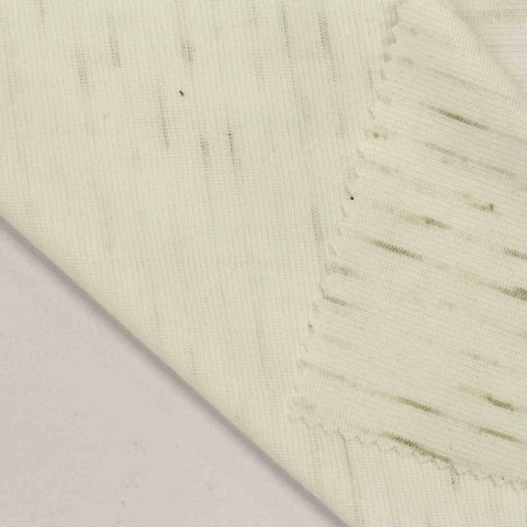 Cream Marl Scuba Knit, Polyester, 250 gsm