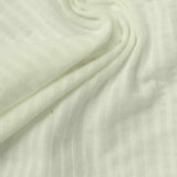 Beige Stripes Jacquard, Cotton — photo 2