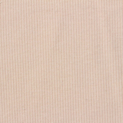 Light Pink Ribbed Rib Knit, Poly-Cotton