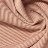 Polyester Stretch Rib Knit Fabric, 230 gsm, 165 cm — Pink — photo 2