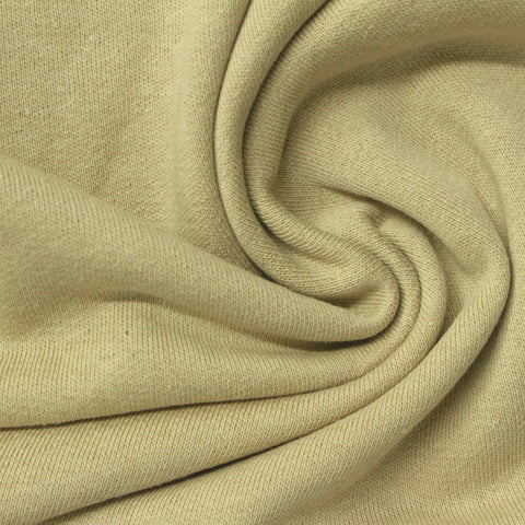 French Terry Fabric, 312 gsm, 160 cm — Khaki