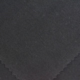 Cotton Polyester Piqué Knit Fabric, 230 gsm, 157 cm — Black — photo 2