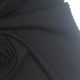 Cotton Modal Stretch Jersey Knit Fabric, 180 gsm, 165 cm — Black — photo 2