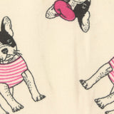 Pink Cartoon-Animal Print Milk Silk Knit, Polyester — photo 2