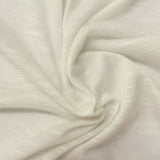 Slub Polyester Viscose Jersey Knit Fabric, 100 gsm, 165 cm — Beige — photo 2