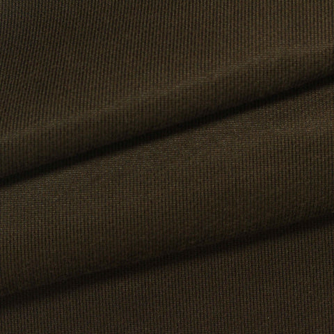 Polyester Stretch Knit Fabric, 265 gsm, 170 cm — Brown
