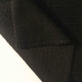 Jacquard Viscose Nylon Blend Stretch Knit Fabric, 450 gsm, 150 cm — Black — photo 2