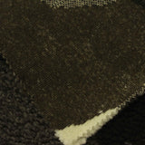 Black Animal Print Sherpa Fleece, Polyester — photo 2