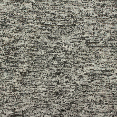 Black Marl Chunky Knit, Viscose-Poly, 330 gsm