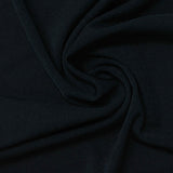 100% Polyester Piqué Knit Fabric, 290 gsm, 165 cm — Black — photo 2