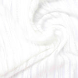 100% Polyester Chunky Knit Fabric, 196 gsm, 165 cm — White — photo 2