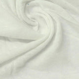 Polyester Linen Jersey Knit Fabric, 175 gsm, 150 cm — White — photo 2