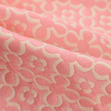 Pink Floral Jacquard, Polyester — photo 2