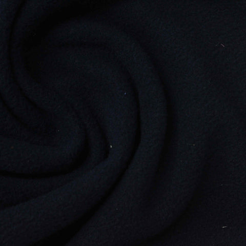 100% Polyester Fleece Fabric, 240 gsm, 160 cm — Navy