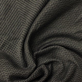 Charcoal Geometric-Chevron Jacquard, Polyester — photo 2