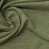 Heathered Green Marl Jersey Knit, Poly-Viscose — photo 2