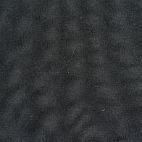 Viscose Nylon Stretch Ponte Knit Fabric, 380 gsm, 160 cm — Black
