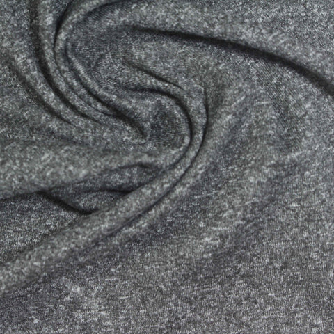 Grey Heathered-Marl Milk Silk Knit, Polyester