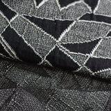 Black Abstract Jacquard, Poly-Cotton — photo 2