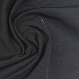Black Textured Piqué Knit, Polyester — photo 2