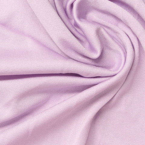 Brushed Polyester Stretch Milk Silk Knit Fabric, 175 gsm, 180 cm — Pink