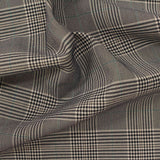 Black Plaid Woven, Polyester — photo 2