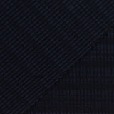 Striped Viscose Polyester Stretch Rib Knit Fabric, 250 gsm, 157 cm — Navy — photo 2
