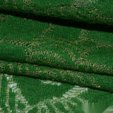 Acrylic Metallic Chunky Knit Fabric, 135 gsm, 150 cm — Green — photo 2