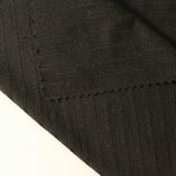 Polyester Viscose Stretch Rib Knit Fabric, 168 gsm — Black — photo 2