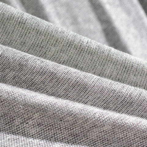Grey Marl Chunky Knit, Viscose, 245 gsm