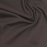 Brushed Polyester Stretch Sateen Fabric, 260 gsm, 150 cm — Brown — photo 2