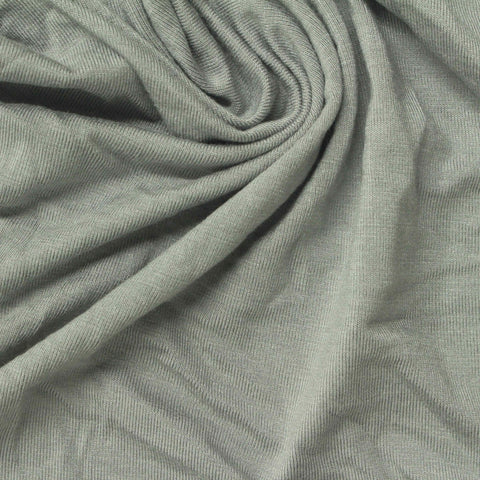 Viscose Stretch Jersey Knit Fabric, 230 gsm, 165 cm — Green