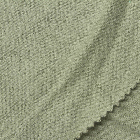 Light Green Marl Jersey Knit, Viscose-Poly, 230 gsm