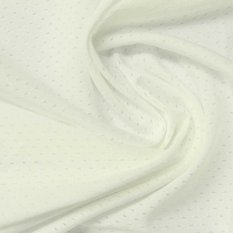 Cream Dot Mesh, Polyester